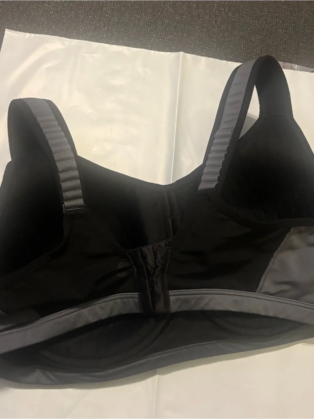 42DD Livi Active Wireless Molded Bra in Charcoal Gray Lane Bryant